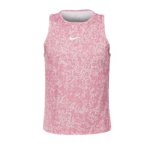 Se Nike Court Dri-Fit Victory Tanktop Junior Elemental Pink/White hos Tennisshoppen.dk